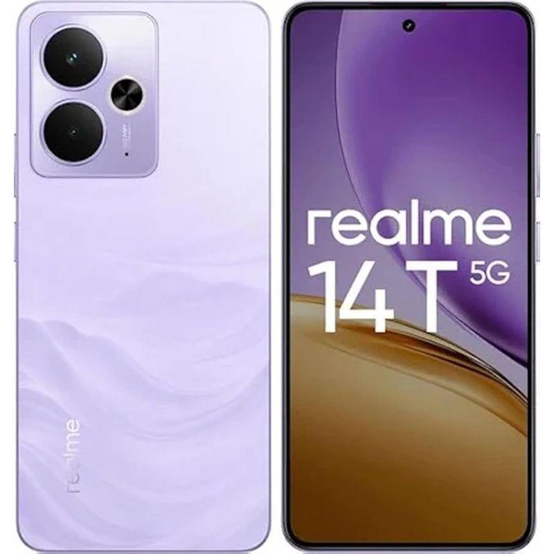 realme 14T 5G スマートフォン本体 Smartphone Realme 14T 5G 256GB, 8GB RAM, Tela 6,67, AMOLED 120Hz
